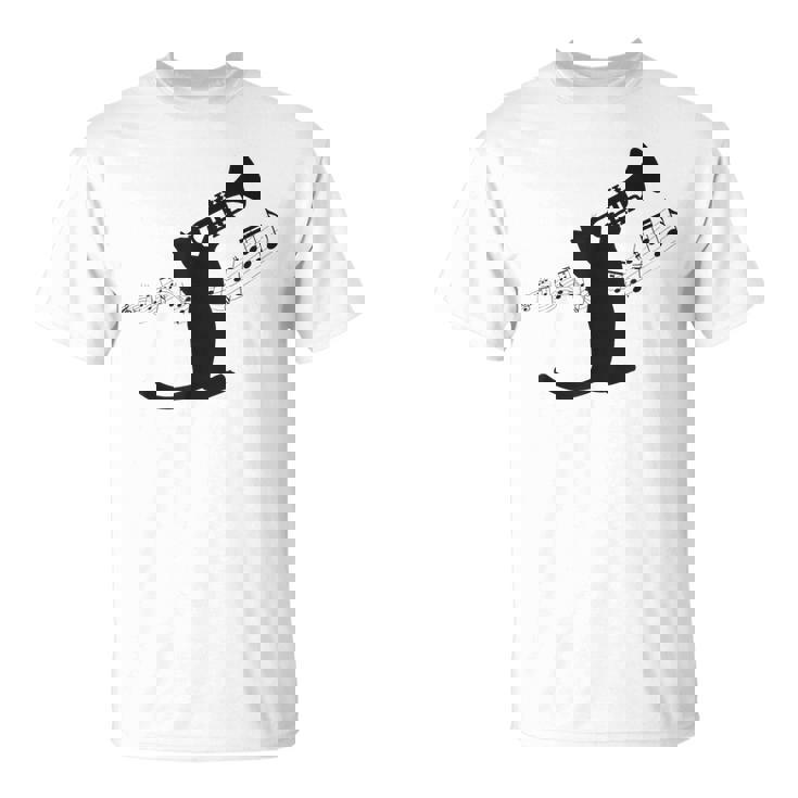 トランペット奏者猫 Tシャツ