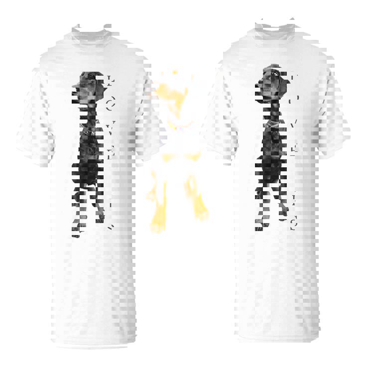 ドーベルマン シャツ ドーベルマン ピンシャー 犬 ママ お父さん 愛 ペット 子犬 Tシャツ