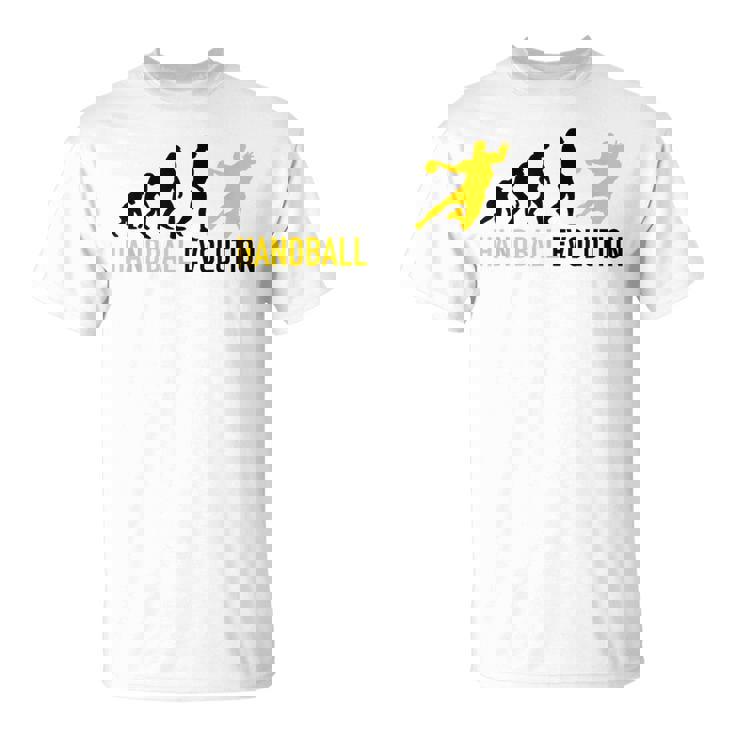 ハンドボール選手の進化ハンドボール Tシャツ