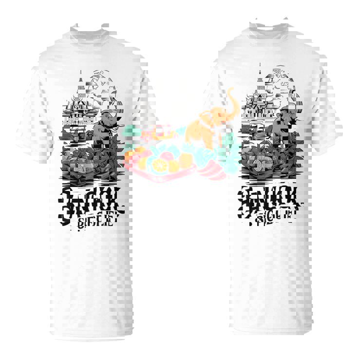 バンコク タイ 象 寺 果物 お土産 Tシャツ