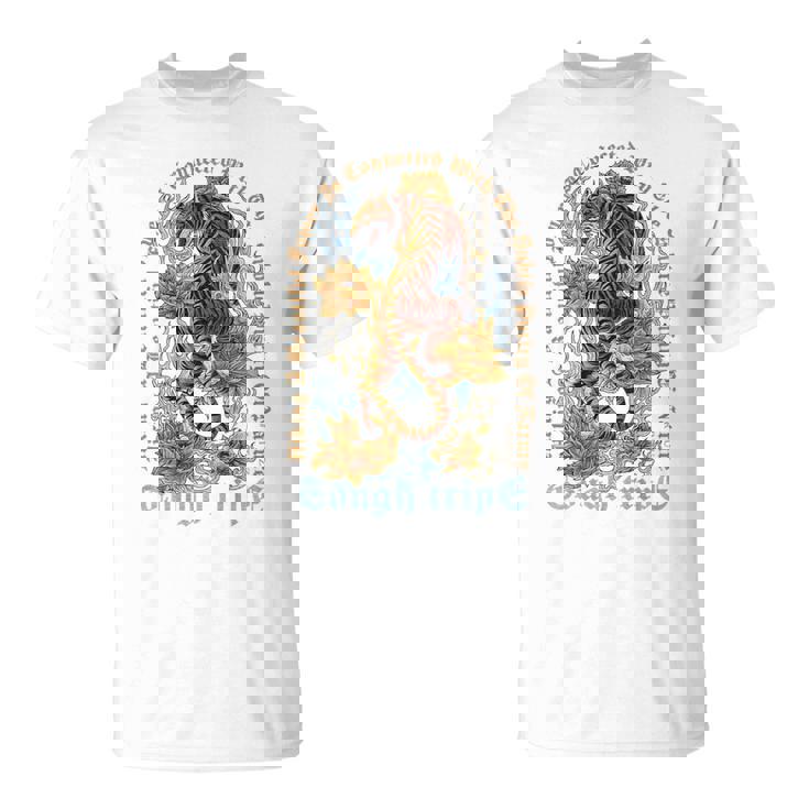 ヒップホップ ビンテージ レトロ アーバン Y2k Hip Hop バックプリント ストリートウェア タイガー Tシャツ