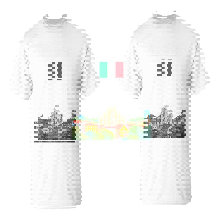 ミラノ お土産 イタリア 旅行 ミラノ バケーション イタリア国旗 Tシャツ