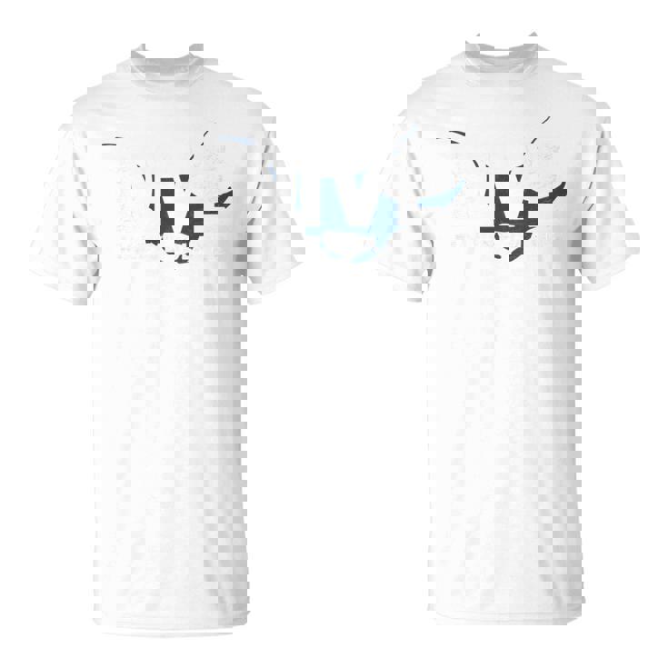 モルディブダイブマンタダイビング 長袖tシャツ Tシャツ