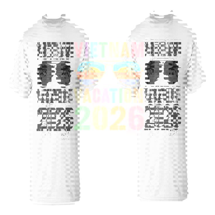 レトロ ベトナム バケーション 2026 旅行 ビーチ 旅行 マッチング Tシャツ
