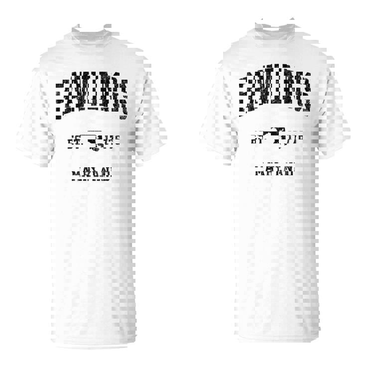 ローリングス メリーランド Md ヴィンテージ アスレチック ブラック スポーツデザイン 長袖tシャツ Tシャツ