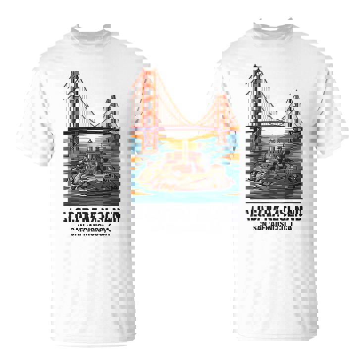 ヴィンテージ アルカトラズ島 サンフランシスコ ゴールデンゲート ベイエリア Tシャツ