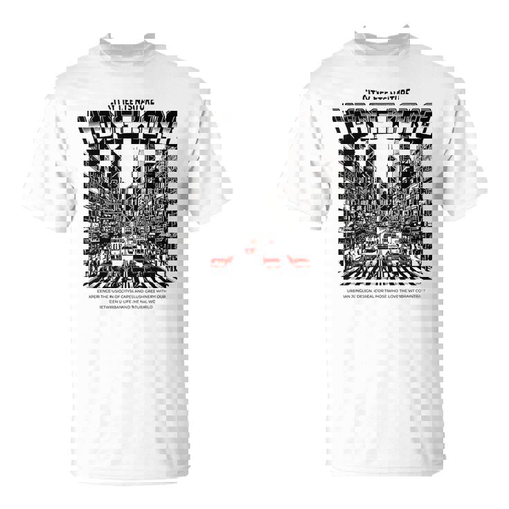 ヴィンテージ 香港 ストリート シーン 赤 タクシー 九龍 Hkg アジア Tシャツ