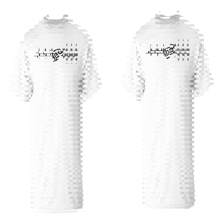 亜酸化窒素nosの前後のファニーマイハートレート Tシャツ