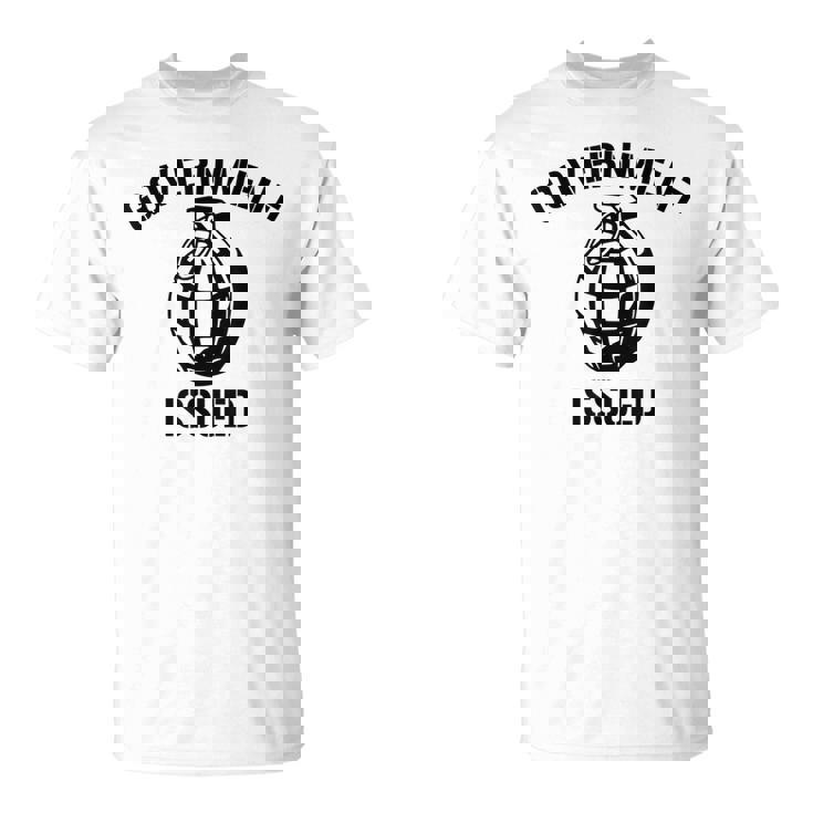 政府発行手榴弾シャツ Tシャツ