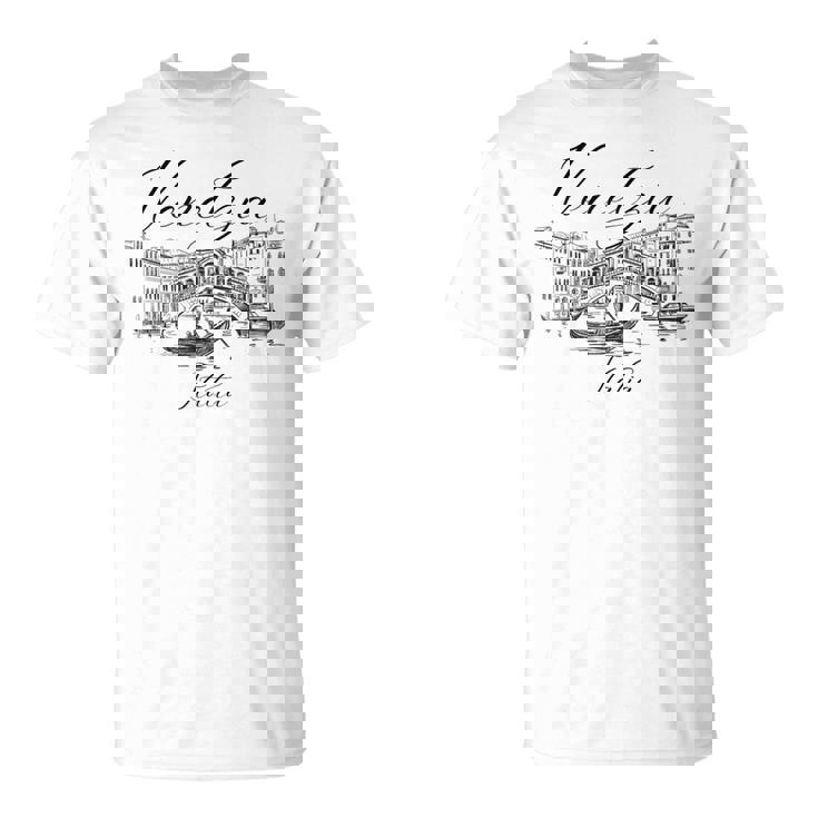 美しいヴェネツィア イタリア ベネチア イタリア お土産 Tシャツ