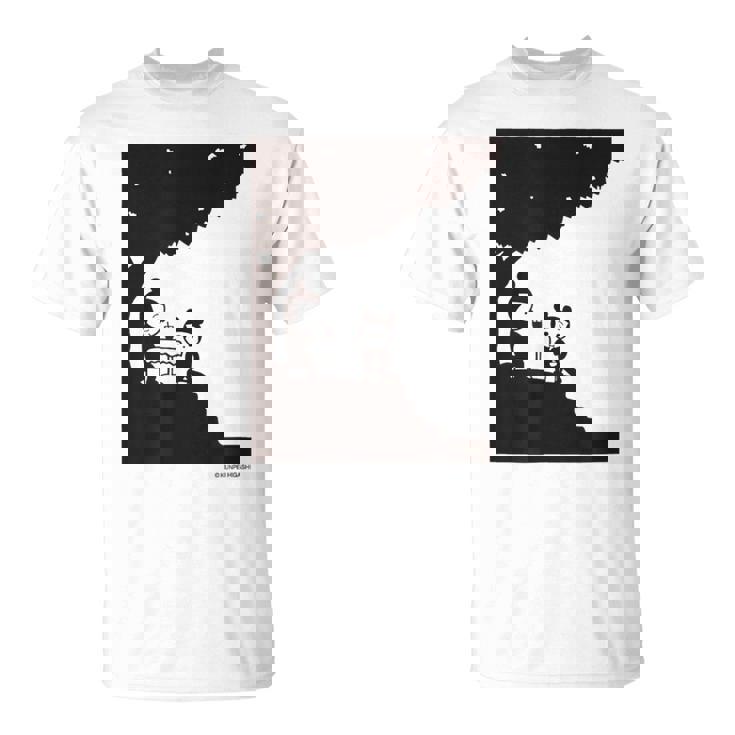 詩とメルヘン 東君平 なつのたぬき Tシャツ