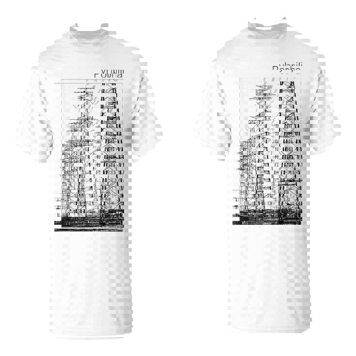 送電鉄塔 -Pylonphilia- Tシャツ