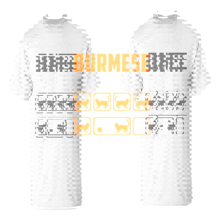 頑固なビルマの猫 トリックおもしろ子猫愛好家 Tシャツ