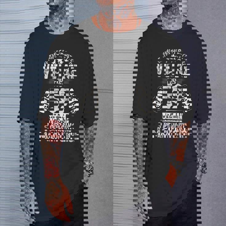 1964年生まれの男性の面白い59歳の誕生日 第59章 Tシャツ 彼への贈り物