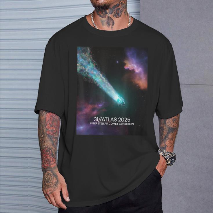 3IAtlas 2025 Astronomía Cósmica Espacial Cometa Interestelar Camiseta unisex Regalos para él