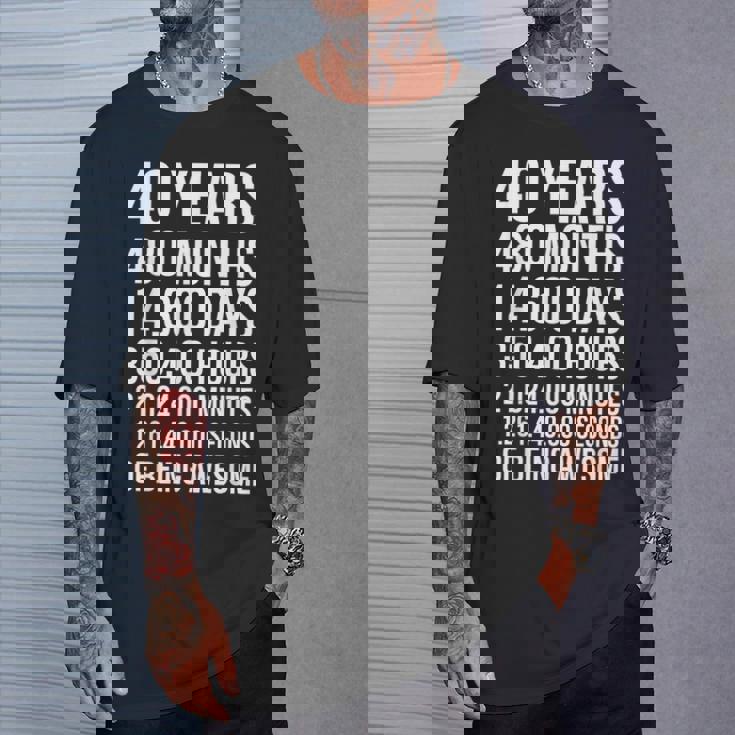 40歳の誕生日プレゼント 40歳用 Tシャツ 彼への贈り物