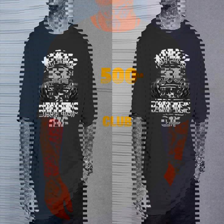500ポンド ベンチプレスクラブ Tシャツ 彼への贈り物