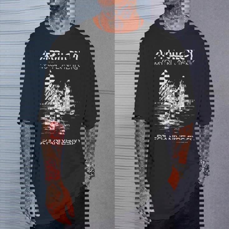 50周年記念 アポロ11号 月面着陸宇宙 ファーストステップ Tシャツ 彼への贈り物