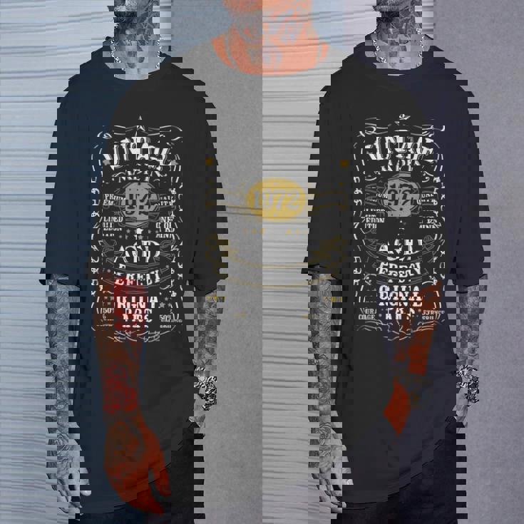 54歳の誕生日プレゼント ヴィンテージ 1972年 男性 面白い 54歳 1972年 Tシャツ 彼への贈り物