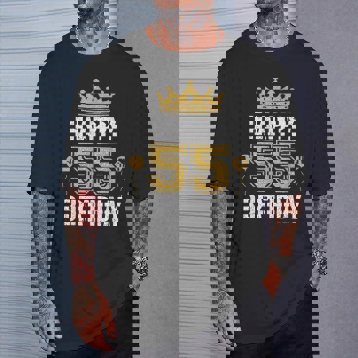 55歳の男性と女性のためのhappy 5Th Birthdayアイデア Tシャツ 彼への贈り物