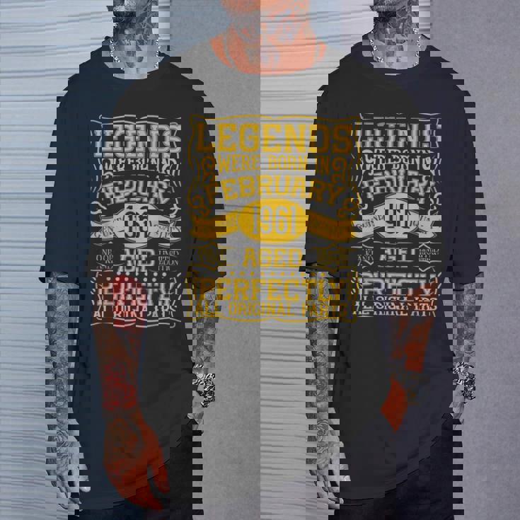 55歳の誕生日伝説は1961年2月に誕生しました。 Tシャツ 彼への贈り物