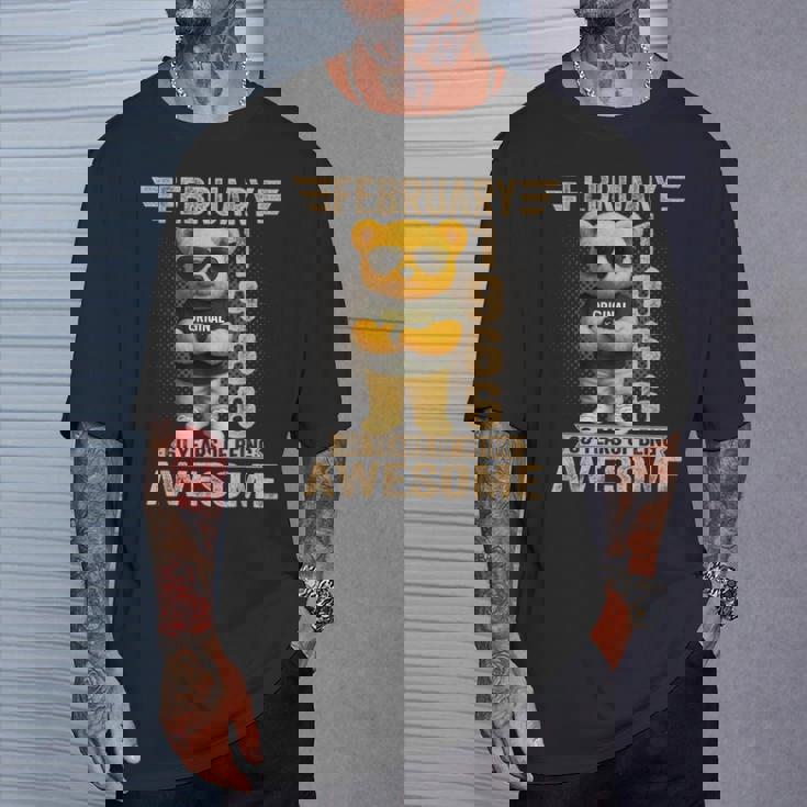 60歳 1966年2月 テディベア 60歳 誕生日 男性 女性 Tシャツ 彼への贈り物