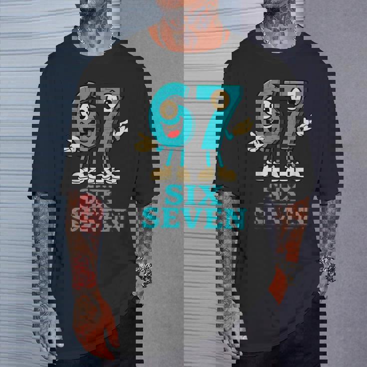 67 シックスセブン 6-7 面白いイタリアンブレインロットスラングゲームミーム Tシャツ 彼への贈り物