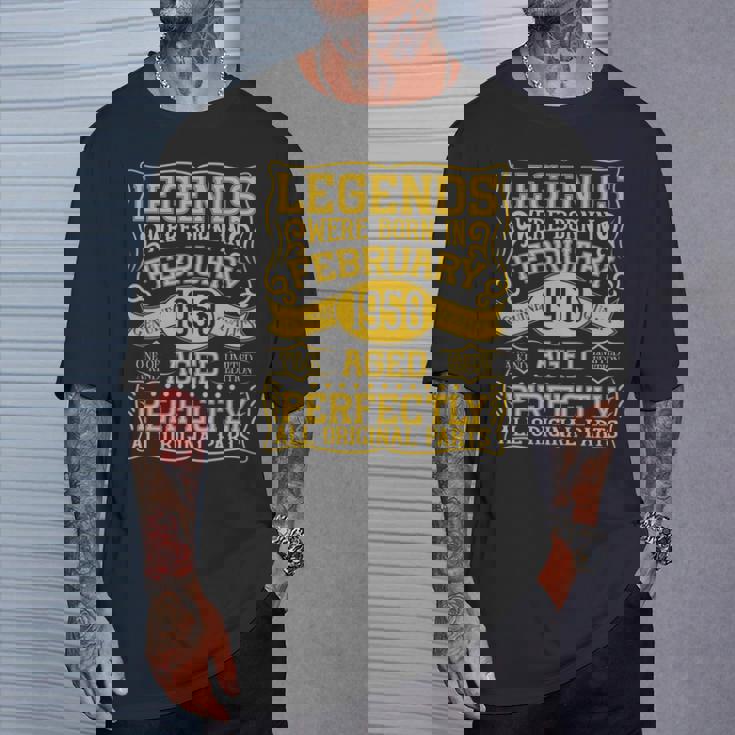 76歳の誕生日伝説は1950年2月に誕生しました。 長袖tシャツ Tシャツ 彼への贈り物