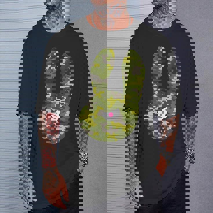 Badうさぎ星人 グリーン迷彩 Tシャツ 彼への贈り物