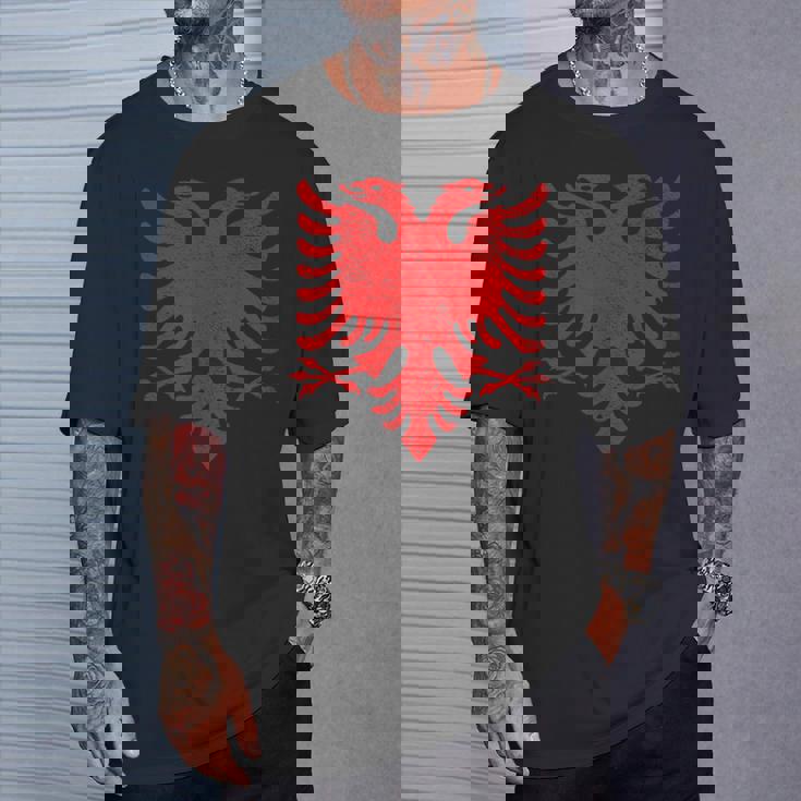 Bandera Nacional Albania Águila Albana Tirana Camiseta unisex Regalos para él