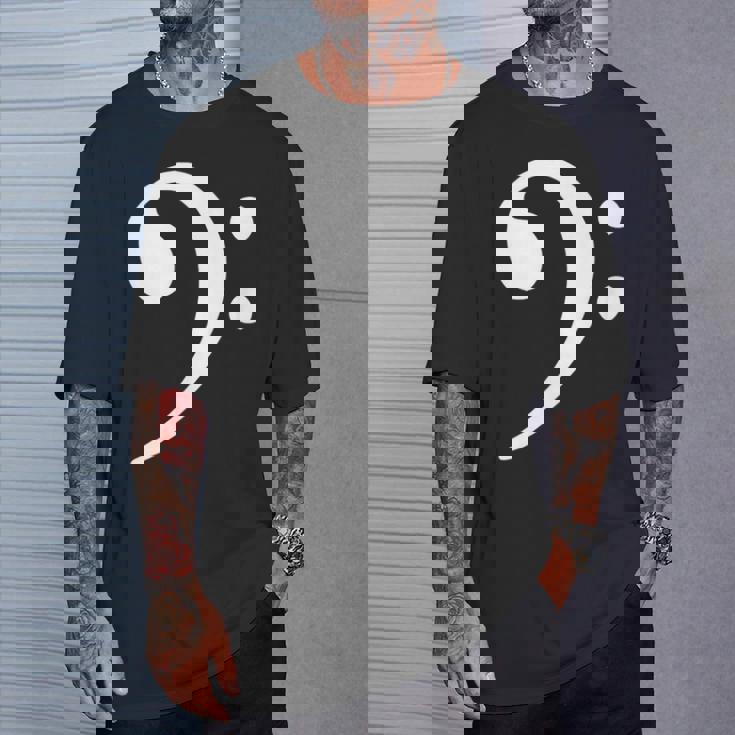 Bass Note F Key Bass Player Music Bass Clef Tシャツ 彼への贈り物