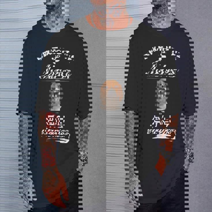 Beagle Beware Of The Mistress Beagle Tシャツ 彼への贈り物