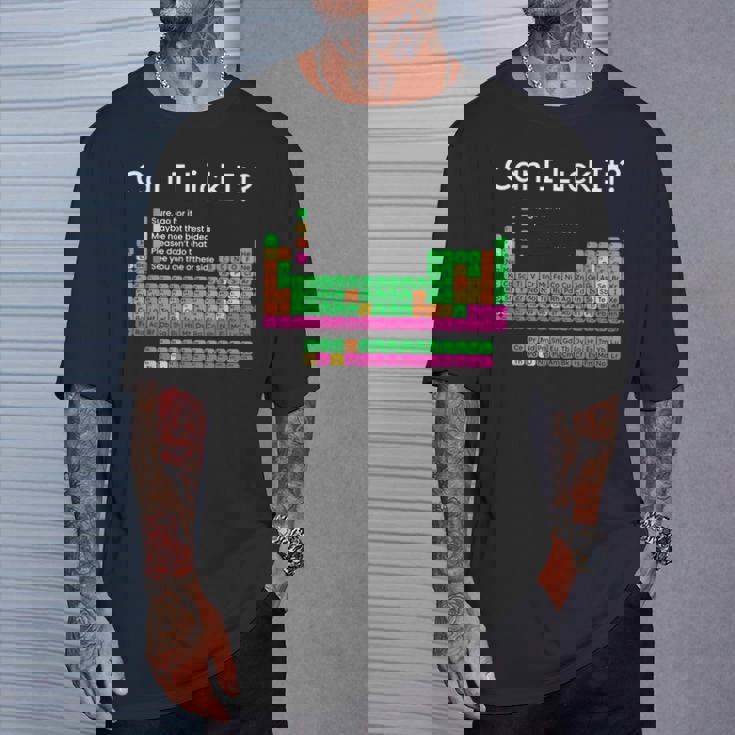 Can I Lick It 周期表 Tシャツ 彼への贈り物