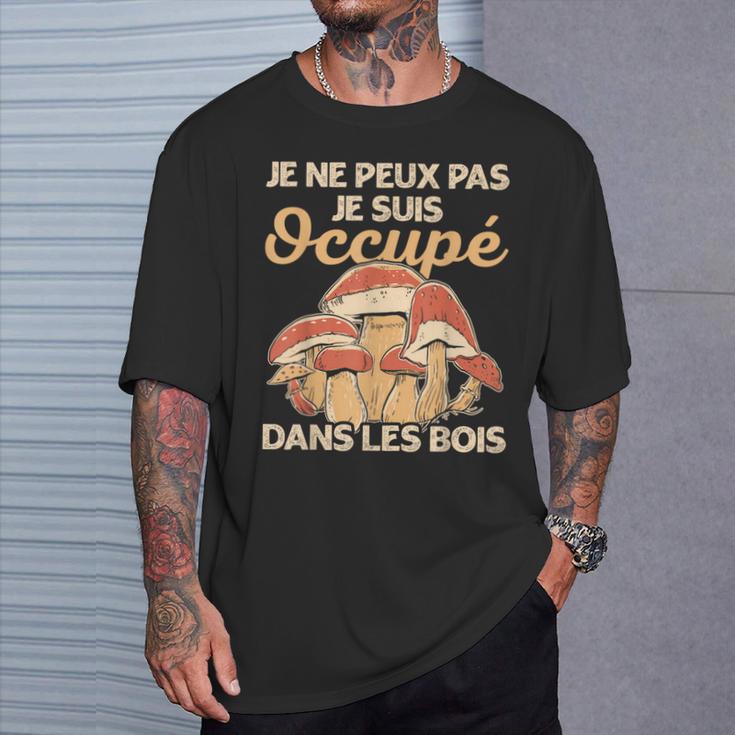 Cèpes Chasseur De Champignon Ramasseur De Cèpes Drôle T-Shirt Cadeaux pour lui