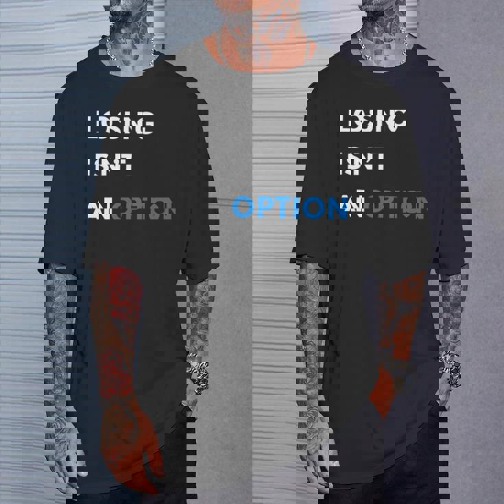 Champion Mindset Losing Isn’T An Option Motivationalta 長袖tシャツ Tシャツ 彼への贈り物