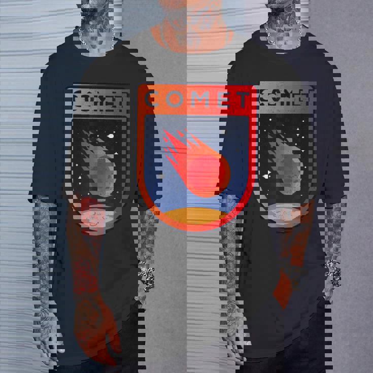 Comet コメット 宇宙 スノーボール 宇宙 トラベラー 隕石 コメット Tシャツ 彼への贈り物