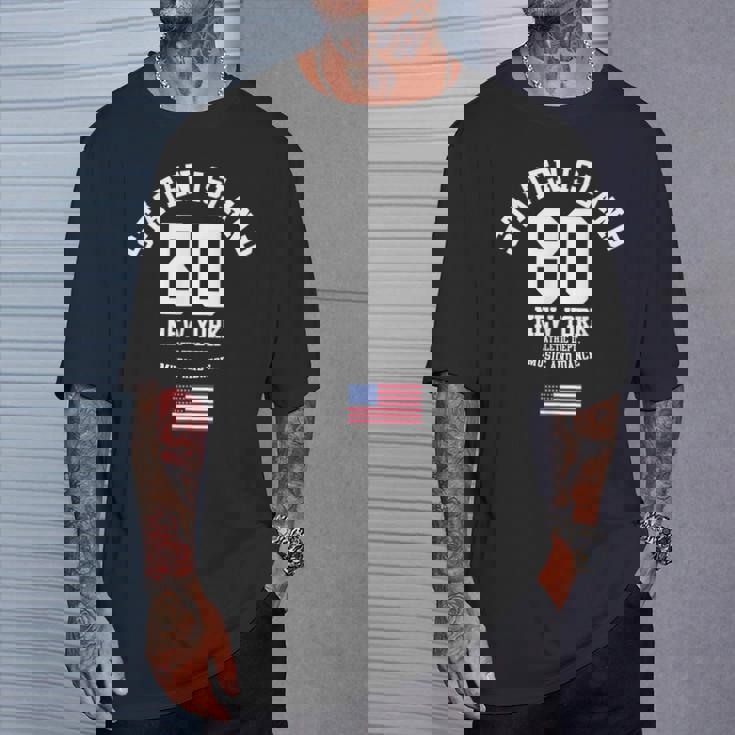 Cooltaten Island New York City Illustration Fashiontyle Tシャツ 彼への贈り物