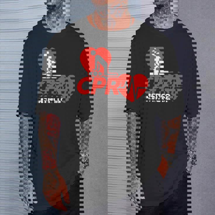 Cpr インストラクターシャツ Ems ボランティア ナースライフセーバー ギフト 長袖tシャツ Tシャツ 彼への贈り物