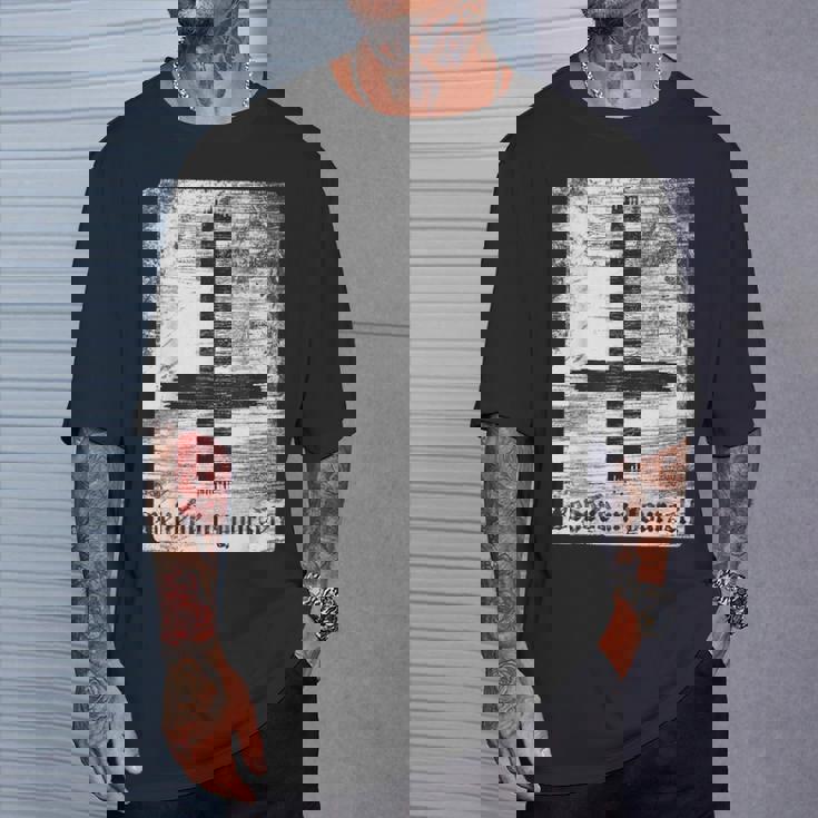 Cruz Invertida Ateo Cree En Ti Mismo Anti Religión Camiseta unisex Regalos para él