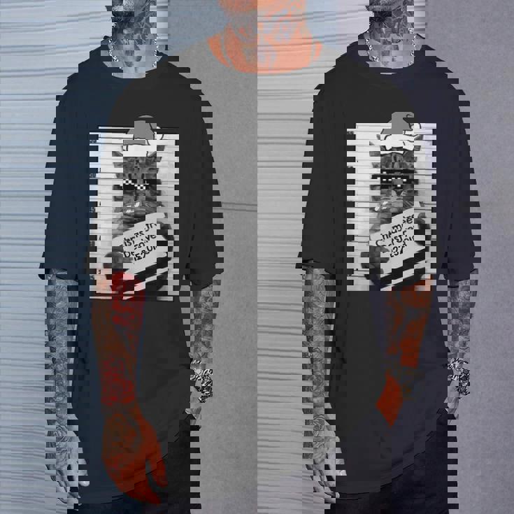 Destructor De Árbol De Navidad Para Amantes De Los Gatos Camiseta unisex Regalos para él