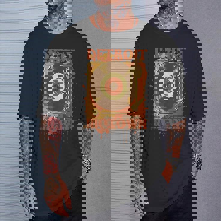 Detroit Motown レコード Tシャツ 彼への贈り物