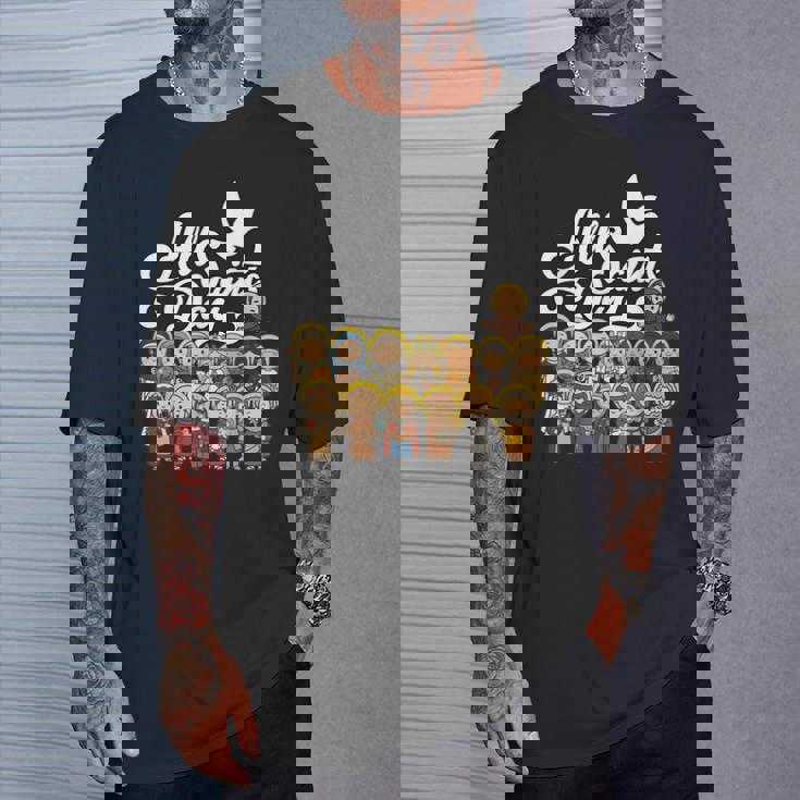 Día De Todos Losantos Católicoan Francisco Antonio Juana Camiseta unisex Regalos para él