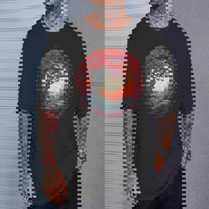 Diseñoikingo Místico Árbol De Laida In Mangas Camiseta unisex Regalos para él