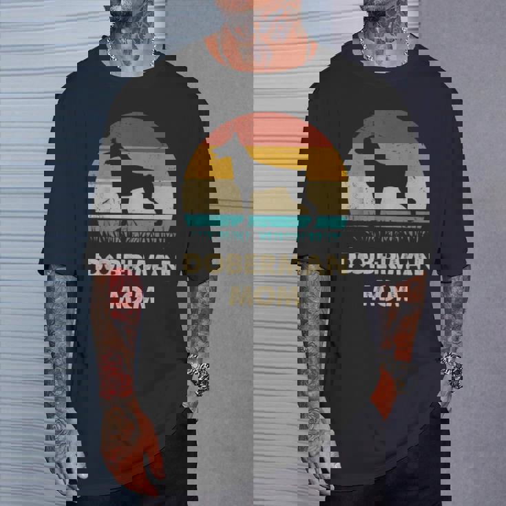 Doberman Mom Dobie Dog Lovers Retro Dobie Mom T-Shirt Gifts for Him Doberman Mom Dobie Dog Lovers Retro Dobie Mom T-Shirt Gifts for Him