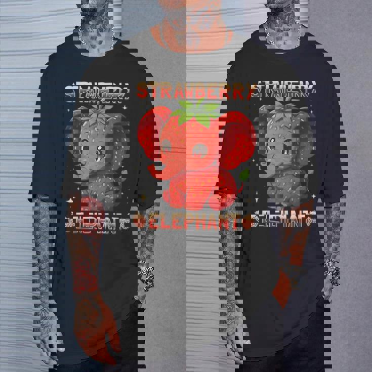 Elefante Fresa Italiano Brainrot Camiseta unisex Regalos para él