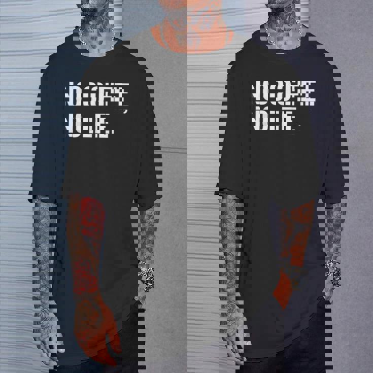 Emergency No Coffee No Life Missing Java 警告サイン Tシャツ 彼への贈り物