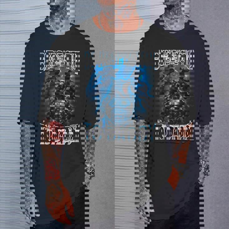 Essere Rispettosi Per Papà Cringy Divertente Alfa Lupotupido Maglietta Regalos para él