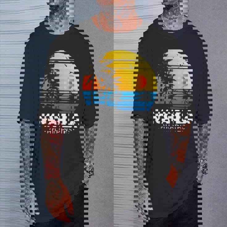 Filipina フィリピノ ヤシの木 マニラ トロピカル フィリピン Tシャツ 彼への贈り物