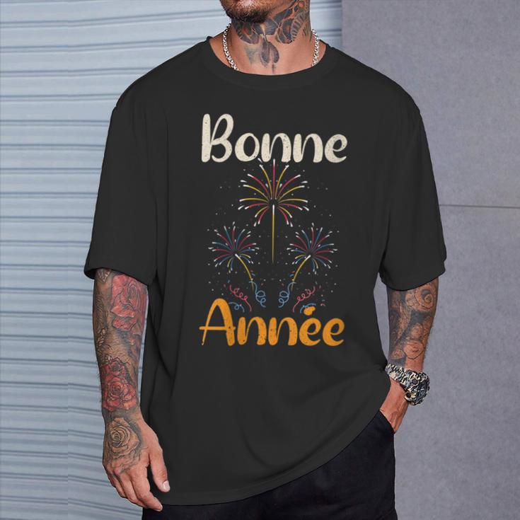 Fireworkseille Du Nouvel An Célébration Bonne Année T-Shirt Cadeaux pour lui