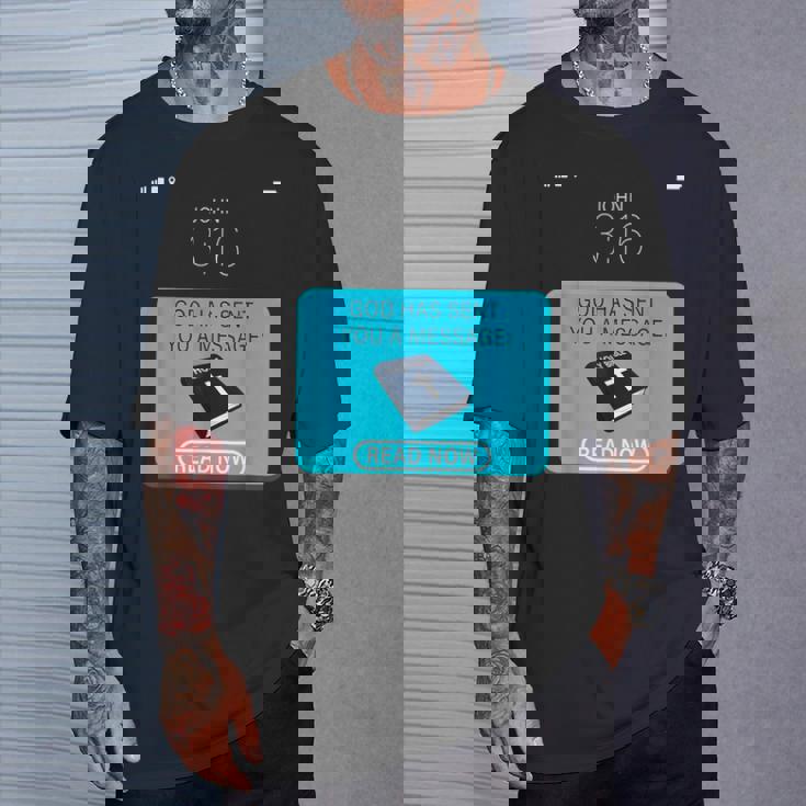 God Hased You A Message – 今すぐ読む Tシャツ 彼への贈り物 God Hased You A Message – 今すぐ読む Tシャツ 彼への贈り物